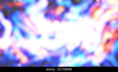 Abstrakte leuchtende Lichter schaffen farbenfrohe Aura Stockfoto