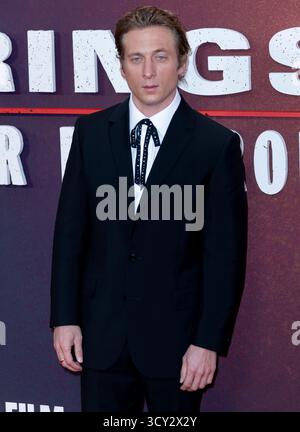 15. Oktober 2025, London, England, UK - Jeremy Allen White besucht Springsteen Delive Me from Nowhere Premiere, BFI London Film Festival 2025 - Royal F Stockfoto