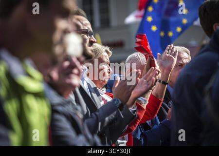 DEU Deutschland Berlin Wahlkampfauftritt von SPD-Kanzlerkandidat Martin Schulz Stockfoto