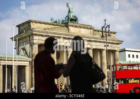 DEU Deutschland Berlin City Tour zu den Sehenswürdigkeiten der Hauptstadt Stockfoto