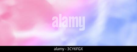 Abstrakter Hintergrund in weichen Pastellfarben mit rosa und blauen Tönen und verschwommener Textur. Stockfoto