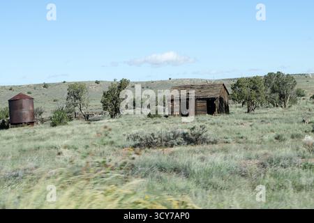 Entlang der AZ-277, Arizona, Stockfoto