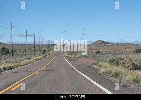 Entlang der AZ-277, Arizona, Stockfoto