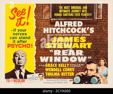 ALFRED HITCHCOCK in ALFRED HITCHCOCKS HECKFENSTER (1954) – Originaltitel: HECKFENSTER – Regie: ALFRED HITCHCOCK. Quelle: PARAMOUNT PICTURES / Album Stockfoto