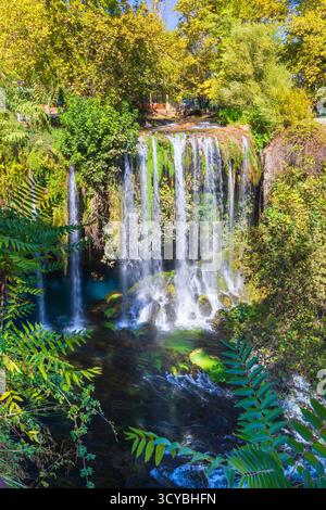 Der obere Duden Wasserfall in Antalya Stockfoto