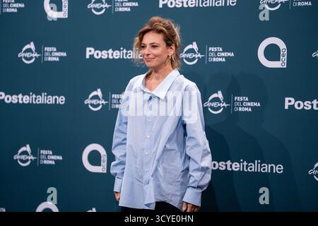 Rom, Italien. Oktober 2025. Jasmine Trinca nimmt am 18. Oktober 2025 am Filmfestival des 20. Rom im Auditorium Parco Della Musica in Rom, Italien, Teil. (Foto: Luca Carlino/NurPhoto) Credit: NurPhoto SRL/Alamy Live News Stockfoto