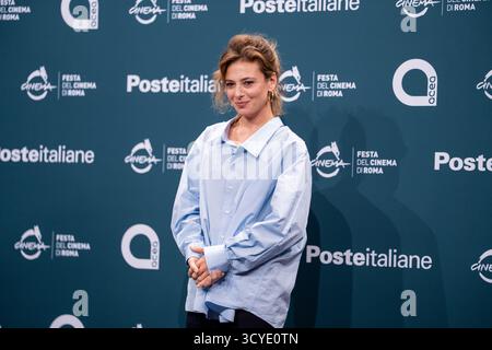 Rom, Italien. Oktober 2025. Jasmine Trinca nimmt am 18. Oktober 2025 am Filmfestival des 20. Rom im Auditorium Parco Della Musica in Rom, Italien, Teil. (Foto: Luca Carlino/NurPhoto) Credit: NurPhoto SRL/Alamy Live News Stockfoto