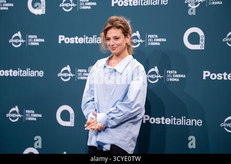 Rom, Italien. Oktober 2025. Jasmine Trinca nimmt am 18. Oktober 2025 am Filmfestival des 20. Rom im Auditorium Parco Della Musica in Rom, Italien, Teil. (Foto: Luca Carlino/NurPhoto) Credit: NurPhoto SRL/Alamy Live News Stockfoto