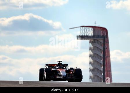 Austin, USA. Oktober 2025. Oscar Piastri (aus) McLaren MCL39. 18.10.2025. Formel-1-Weltmeisterschaft, Rd 19, Grand Prix der Vereinigten Staaten, Austin, Texas, USA, Sprint und Qualifikationstag. Das Foto sollte lauten: XPB/Alamy Live News. Stockfoto