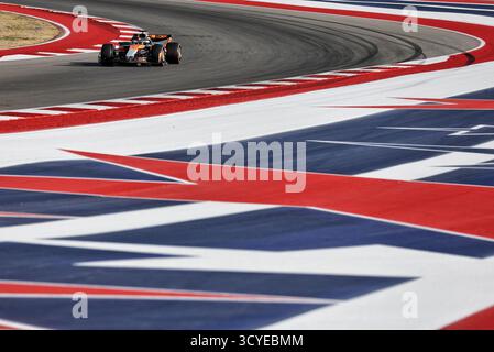 Austin, USA. Oktober 2025. Oscar Piastri (aus) McLaren MCL39. 18.10.2025. Formel-1-Weltmeisterschaft, Rd 19, Grand Prix der Vereinigten Staaten, Austin, Texas, USA, Sprint und Qualifikationstag. Quelle: James Moy/Alamy Live News Stockfoto