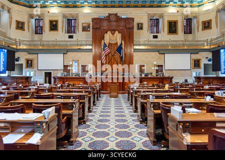 Die South Carolina State House Chamber befindet sich in Columbia SC. Stockfoto