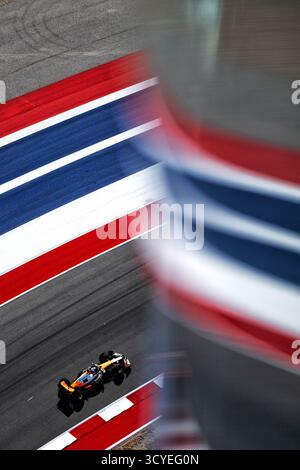 Austin, USA. Oktober 2025. Oscar Piastri (aus) McLaren MCL39. 18.10.2025. Formel-1-Weltmeisterschaft, Rd 19, Grand Prix der Vereinigten Staaten, Austin, Texas, USA, Sprint und Qualifikationstag. Quelle: James Moy/Alamy Live News Stockfoto