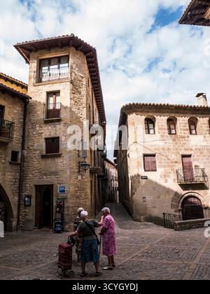 SOS del rey Católico. Navarra. España Stockfoto