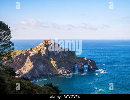 San Juan de Gaztelugatxe. Bermeo. Vizcaya. País Vasco. España Stockfoto