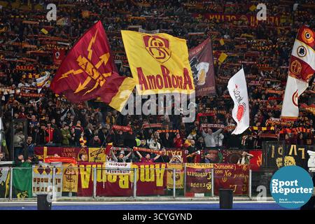 Olympiastadion am 18. Oktober 2025 in Rom, Italien. Der 7. Tag der Serie A Meisterschaft zwischen A.S. Roma und F.C. Inter im Olympiastadion am 18. Oktober 2025 in Rom, Italien. Quelle: Domenico Cippitelli/Alamy Live News Stockfoto