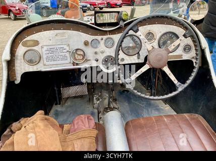 Oldtimer-MG-Rennwagen Stockfoto