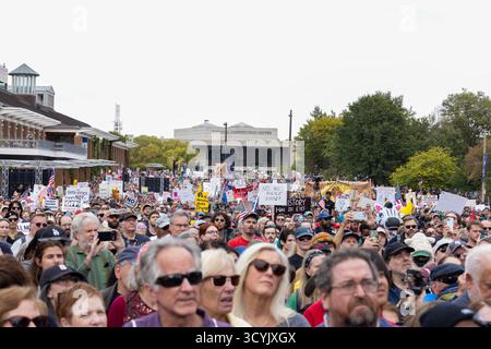 No King March in Philadelphia 18. Oktober Stockfoto