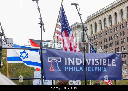 No King March in Philadelphia 18. Oktober Stockfoto