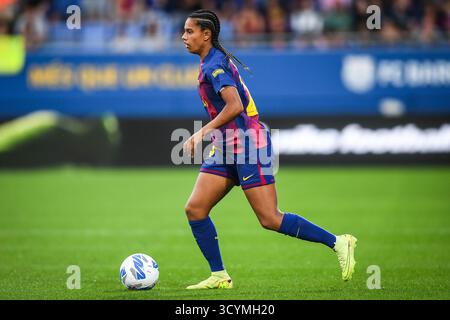 Barcelona, Espagne. Oktober 2025. Esmee BRUGTS von Barcelona während der spanischen Meisterschaft der Frauen, Liga F Fußballspiel zwischen FC Barcelona und Granada CF am 19. Oktober 2025 im Estadi Johan Cruyff in Barcelona, Spanien - Foto Sergio Ros/Matthieu Mirville/DPPI Credit: DPPI Media/Alamy Live News Stockfoto