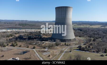 Das Kernkraftwerk Hartsville war ein stillgelegtes Kernkraftwerk in der Nähe von Hartsville, Tennessee. Von der TVA zu bauen und zu betreiben Stockfoto