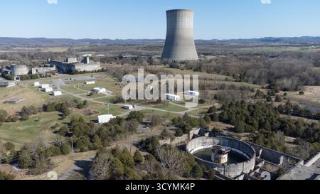 Das Kernkraftwerk Hartsville war ein stillgelegtes Kernkraftwerk in der Nähe von Hartsville, Tennessee. Von der TVA zu bauen und zu betreiben Stockfoto