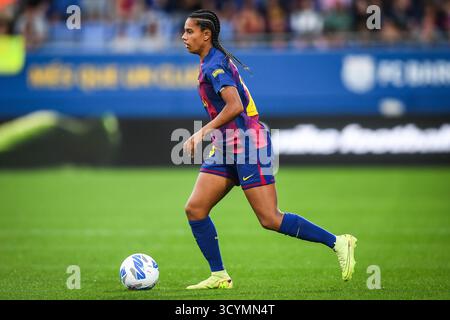 Esmee BRUGTS aus Barcelona während der spanischen Meisterschaft der Frauen 39, Liga F Fußball Spiel zwischen dem FC Barcelona und Granada CF am 19. Oktober 2025 in Estadi Johan Cruyff in Barcelona, Spanien Stockfoto