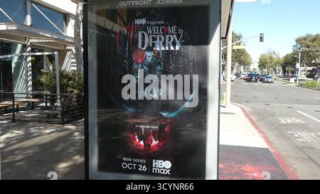 Los Angeles, Kalifornien, USA 18. Oktober 2025 Willkommen bei Derry Billboard am 18. Oktober 2025 in Los Angeles, Kalifornien, USA. Foto: Barry King/Alamy Stock Photo Stockfoto