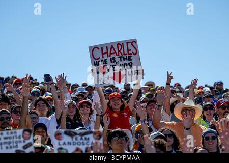 CIRCUIT OF THE AMERICAS, USA - 19. OKTOBER: Grand Prix der Vereinigten Staaten vom Circuit of the Americas während des Grand Prix der Vereinigten Staaten auf dem Circuit of the Americas am Sonntag, 19. Oktober 2025 in Austin, Texas, USA (Foto: Michael Potts/BSR Agency) Credit: BSR Agency/Alamy Live News Stockfoto