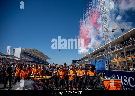 CIRCUIT OF THE AMERICAS, USA - 19. OKTOBER: Grand Prix der Vereinigten Staaten vom Circuit of the Americas während des Grand Prix der Vereinigten Staaten auf dem Circuit of the Americas am Sonntag, 19. Oktober 2025 in Austin, Texas, USA (Foto: Michael Potts/BSR Agency) Credit: BSR Agency/Alamy Live News Stockfoto