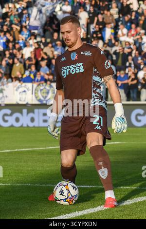 Empoli, Italien. Oktober 2025. Andrea Fulignati (Empoli) während des Spiels Empoli FC gegen Venezia FC, italienischer Fußball Serie B in Empoli, Italien, 19. Oktober 2025 Credit: Independent Photo Agency/Alamy Live News Stockfoto