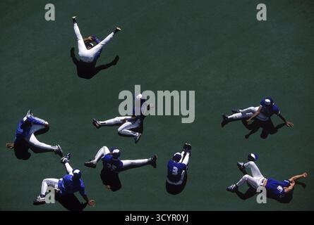 Baseball-Spieler Stockfoto