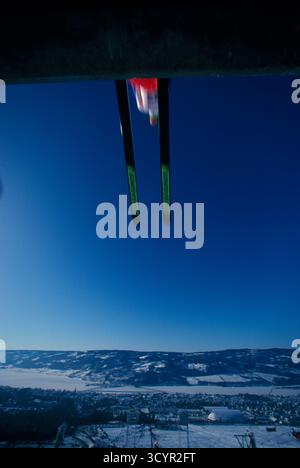 Winterspiele. Stockfoto