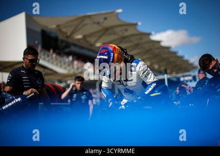 Austin, Texas, USA. Oktober 2025. #55 Carlos Sainz (ESP, Atlassian Williams Racing), F1 Grand Prix der USA am 18. Oktober 2025 auf dem Circuit of the Americas in Austin, Texas, USA. (Foto von HOCH ZWEI) Credit: dpa/Alamy Live News Stockfoto