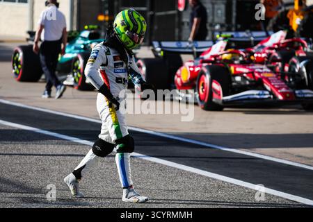 Austin, Texas, USA. Oktober 2025. #4 Lando Norris (GBR, McLaren F1 Team), F1 Grand Prix der USA auf dem Circuit of the Americas am 18. Oktober 2025 in Austin, Texas, USA. (Foto von HOCH ZWEI) Credit: dpa/Alamy Live News Stockfoto