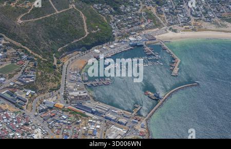 Camps Bay in der Nähe von Kapstadt aus der Luft Südafrika Camps Bay in der Nähe von Kapstadt aus der Luft Südafrika Stockfoto