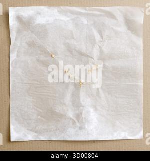 Fettpapier als Hintergrund Stockfoto