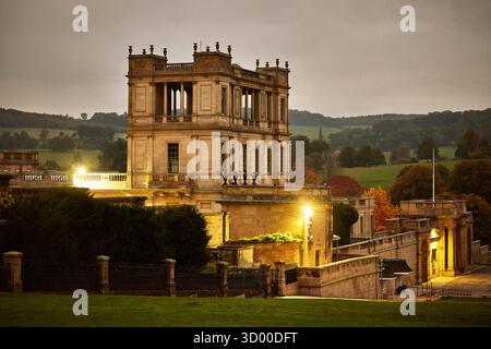 Chatsworth House Herrenhaus in den Derbyshire Dales, Stockfoto
