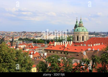 Wunderschöner Blick auf Prag, Tschechien Stockfoto