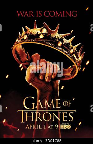Game of Thrones TV Series 2011 - 2019 USA / UK erstellt von : David Benioff, D.B. Weiss 2012 Staffel 2 Poster Stockfoto