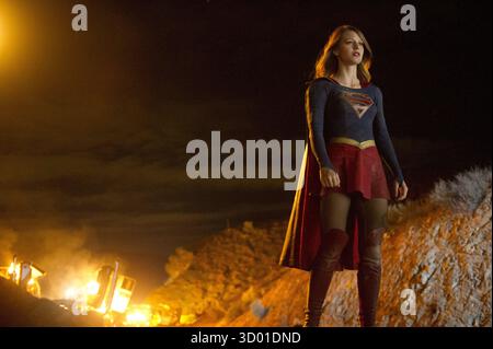 Supergirl TV Series 2015 - 2021 USA erstellt von Andrew Kreisberg, Allison Adler, Greg Berlanti 2016 Staffel 1, Episode 1 Melissa Benoist Stockfoto