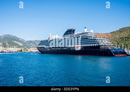 Das Kreuzfahrtschiff Explora 1 Legte In Marmaris, Provinz Mugla, Türkei An. Stockfoto