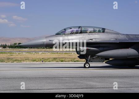 US Air Force89-2178General Dynamics F-16D Fighting FalconKONYA, TURKIYE - 02. JULI 2025: US Air Force General Dynamics F-16D Fighting Falcon (1D-53) d Stockfoto