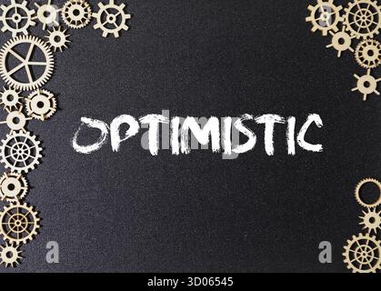 Die Lupe konzentriert sich auf die mögliche Seite des Wortes unmöglich. Es ist möglich, motivierende inspirierende Konzept. Stockfoto