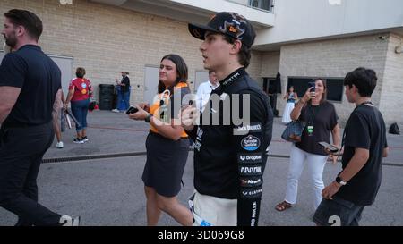 Austin, Tx, USA. Oktober 2025. Oktober 2025: Oscar Plastri #81 beim F1 2025 Grand Prix der Vereinigten Staaten in Austin, Texas. Jason Pohuski/BMR (Credit Image: © Jason Pohuski/BMR via ZUMA Press Wire) NUR REDAKTIONELLE VERWENDUNG! Nicht für kommerzielle ZWECKE! Stockfoto