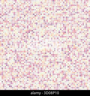 Geometrische Formen. Gestapelte quadratische Rahmen in mehreren Farben. Zartes Rosa, staubige Rose, blasspfirsichfarbenes, warmes Grau. Illustration des Strahlungsvektors. Stock Vektor