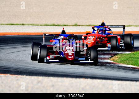 Die G4 Racing-Fahrer Philippe Armand Karras und Jean Paul Karras im Qualifying am samstag Stockfoto