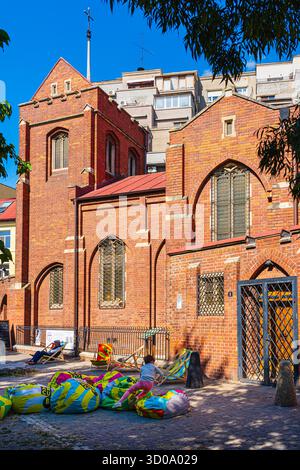 Rumänien, Bukarest, Bezirk Piata Romana, anglikanische Auferstehungskirche Stockfoto