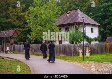Rumänien, Region Muntenia, Sibiu, ASTRA National Museum Complex, Freiluftethnomuseum im geschützten Waldgebiet von Dumbrava Sibiului, das wichtigste Ethnomuseum Rumäniens und das größte Freilichtmuseum Europas Stockfoto