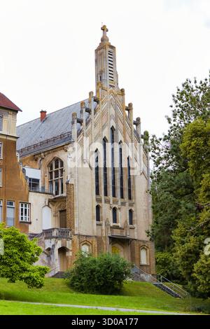 Frankreich, Meurthe et Moselle, Villers-lès-Nancy, Domaine de l'Asnée, ehemaliger Grand Séminaire de Nancy, erbaut 1936 vom Architekten Jules Criqui und dem Baumeister Bichaton, Eigentum der Domaine de l'Asnée Association, die der Diözese Nancy angehört Stockfoto