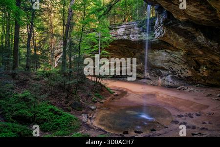 Ash Cave, Hocking Hills State Park, Ohio Stockfoto